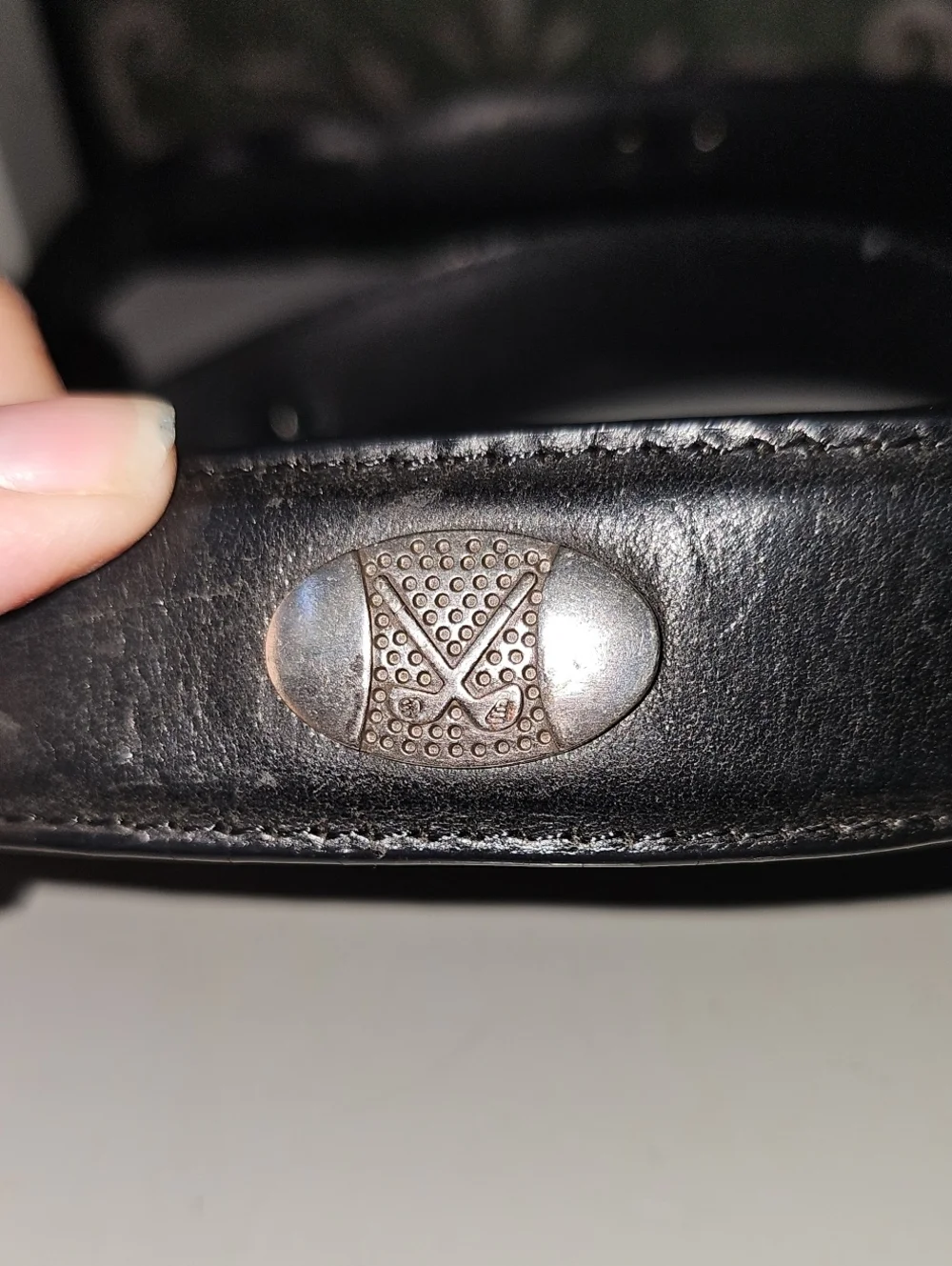 AML3000 Golf Theme Leather Belt